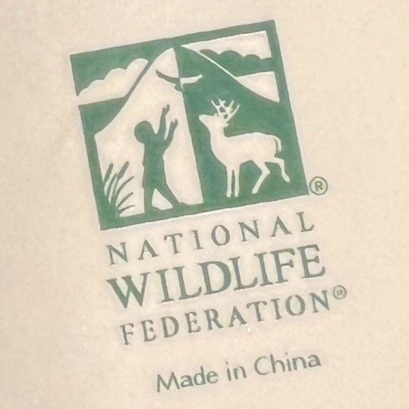 Ruby-Throated Hummingbird w/ Red Flower NATIONAL WILDLIFE FEDERATION Mug - Picture 5 of 5